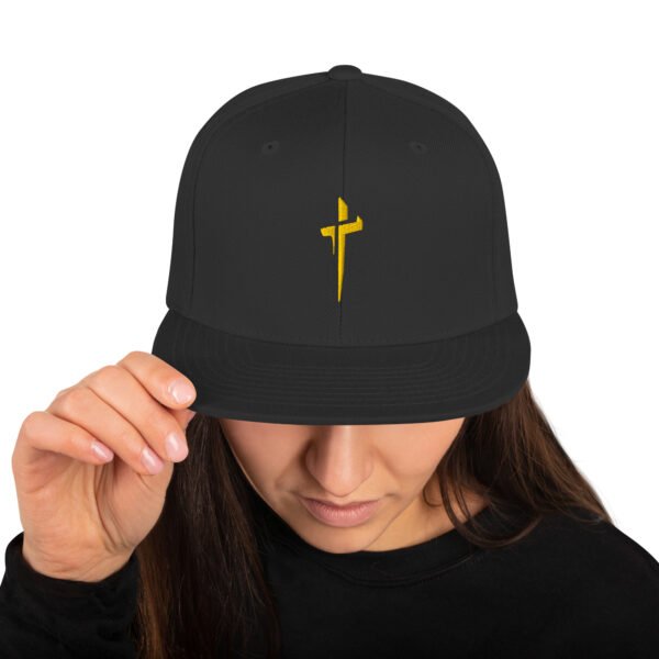 Snapback Hat CROSS Dark Colors - Image 3