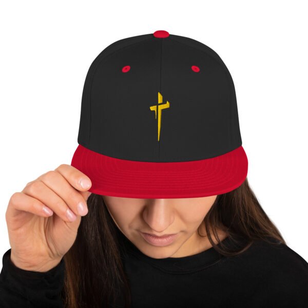 Snapback Hat CROSS Dark Colors - Image 4