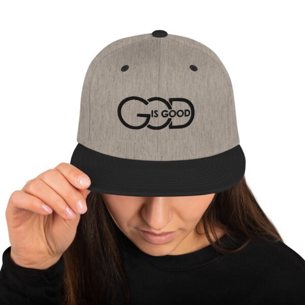 Snapback Hat "GOD IS GOOD" Light Colors - Image 3