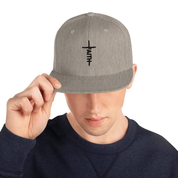 Snapback Hat "FAITH" Light Colors - Image 6