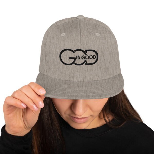 Snapback Hat "GOD IS GOOD" Light Colors - Image 6