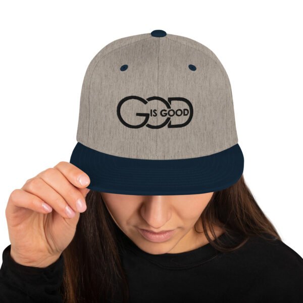 Snapback Hat "GOD IS GOOD" Light Colors - Image 4