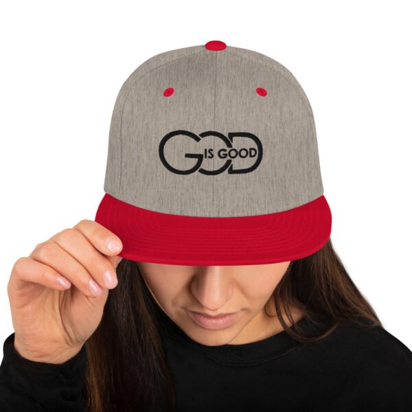 Snapback Hat "GOD IS GOOD" Light Colors - Image 5
