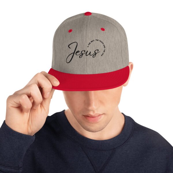 Snapback Hat "JESUS IS THE WAY" Light Colors