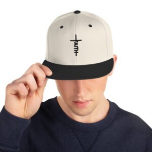 Snapback Hat "FAITH" Light Colors