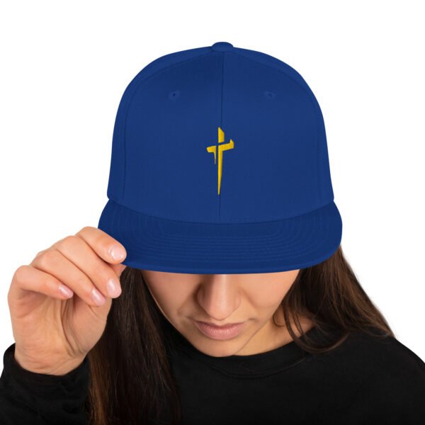 Snapback Hat CROSS Dark Colors - Image 9