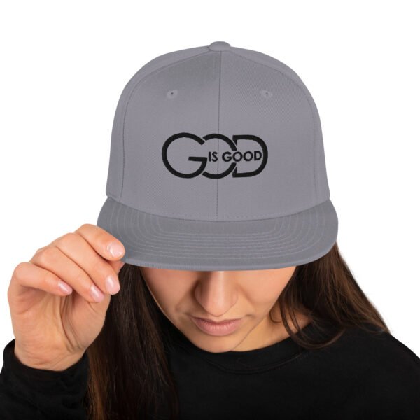 Snapback Hat "GOD IS GOOD" Light Colors - Image 2