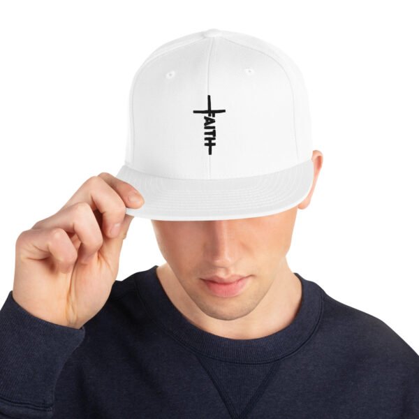 Snapback Hat "FAITH" Light Colors - Image 7