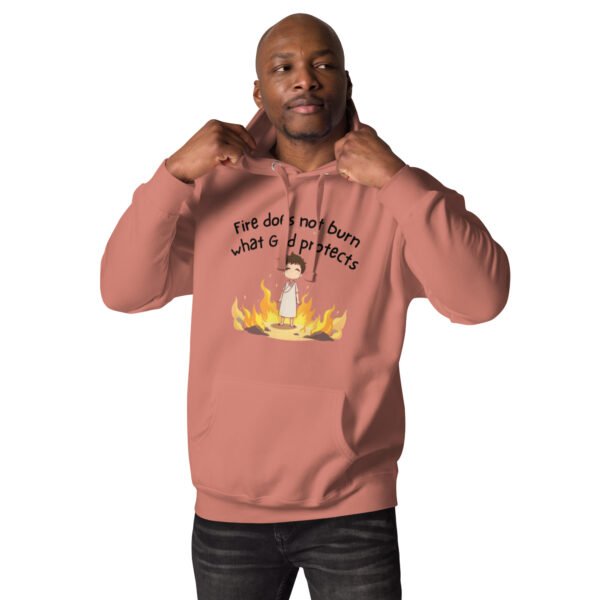 Unisex Hoodie "FIRE DOES NOT BURN" - Image 4