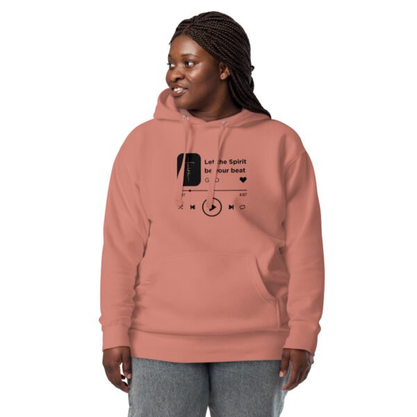 Unisex Hoodie "LET THE SPIRIT BE YOUR BEAT" - Image 3