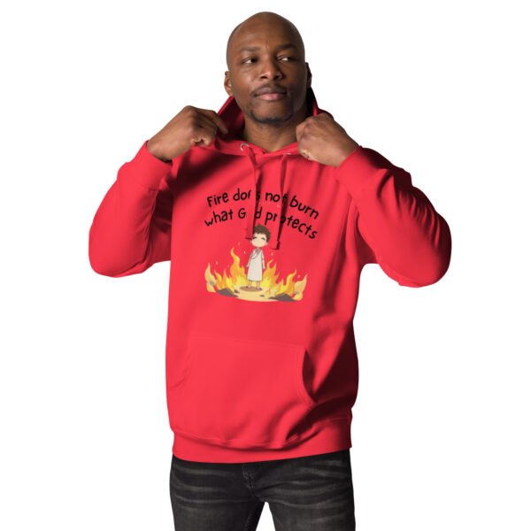 Unisex Hoodie "FIRE DOES NOT BURN" - Image 3