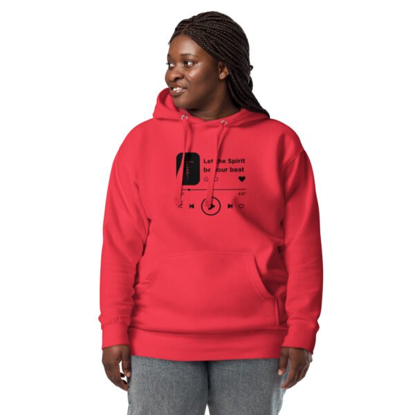 Unisex Hoodie "LET THE SPIRIT BE YOUR BEAT" - Image 2