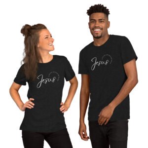Unisex t-shirt "JESUS IS THE WAY" Dark Colors