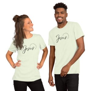 Unisex t-shirt "JESUS IS THE WAY" Light Colors
