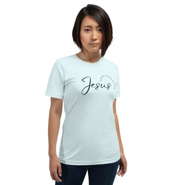 Unisex t-shirt "JESUS IS THE WAY" Light Colors - Image 13