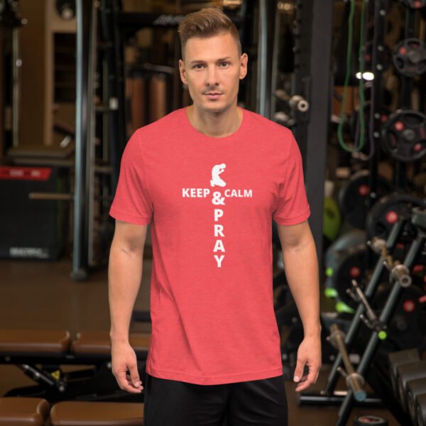 Unisex t-shirt "KEEP CALM & PRAY" Dark Colors - Image 13
