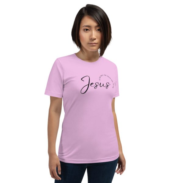 Unisex t-shirt "JESUS IS THE WAY" Light Colors - Image 3