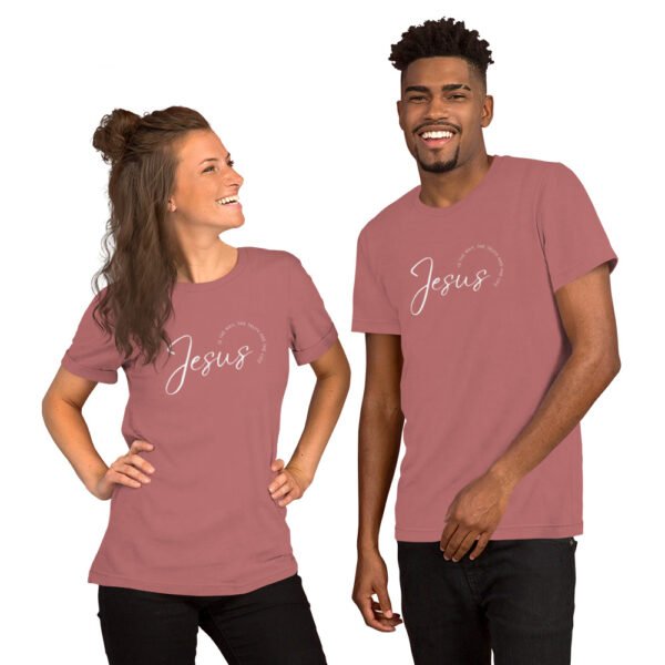 Unisex t-shirt "JESUS IS THE WAY" Dark Colors - Image 12