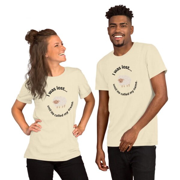 Unisex t-shirt "I WAS LOST" Light Colors - Image 12