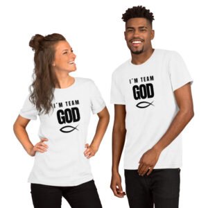 Unisex t-shirt "I´M TEAM GOD" Light Colors