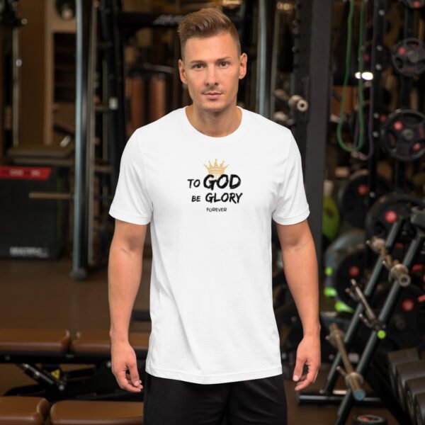 Unisex t-shirt "TO GOD BE GLORY FOREVER" Light Colors