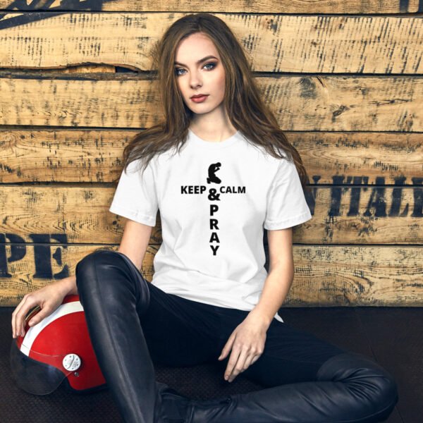 Unisex t-shirt "KEEP CALM & PRAY" Light Colors