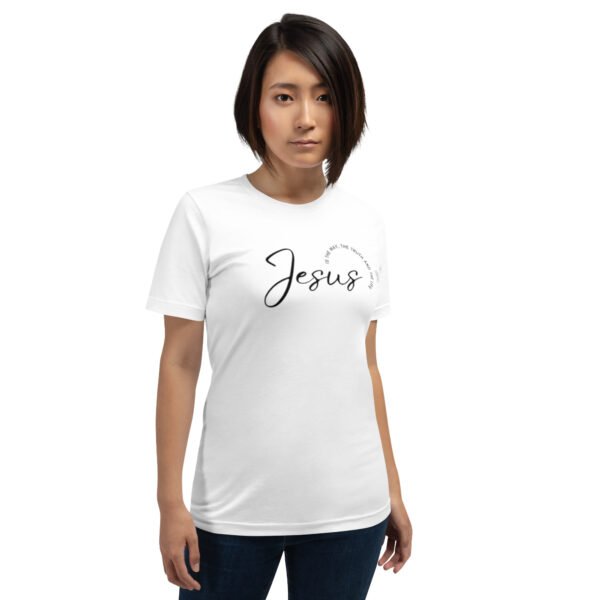 Unisex t-shirt "JESUS IS THE WAY" Light Colors