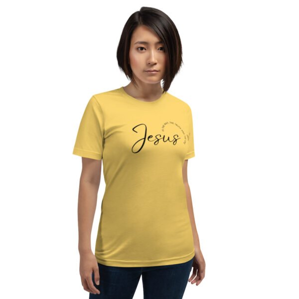 Unisex t-shirt "JESUS IS THE WAY" Light Colors - Image 6