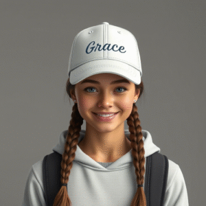 "Grace on Your Head – Caps of Strength and Faith"