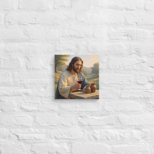 Canvas Jesus turned water into wine - Image 2