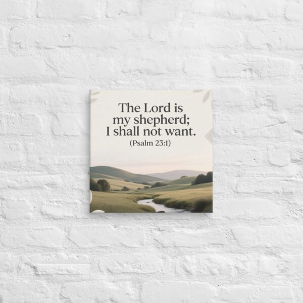Canvas PSALM 23:1 - Image 3