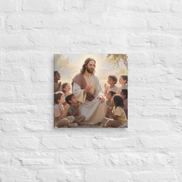 Canvas Let the children come to me - Image 3