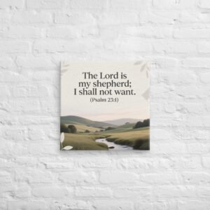 Canvas PSALM 23:1
