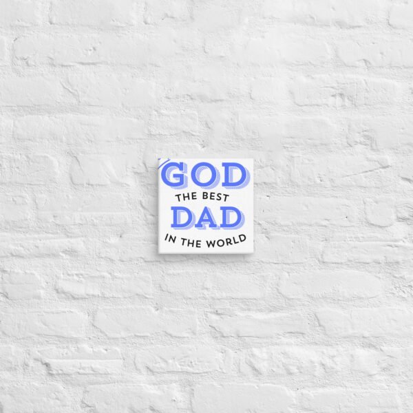 Canvas GOD THE BEST DAD - Image 4