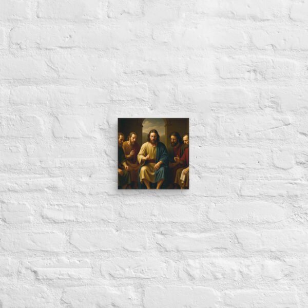 Canvas Jesus washing the feet of his disciples - Image 4