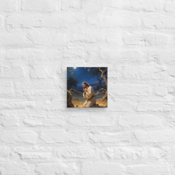 Canvas Jesus praying in the Garden of Gethsemane - Image 4