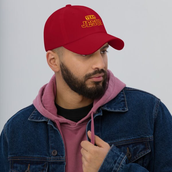 Dad hat “TEAM JESUS” Dark Colors - Image 3