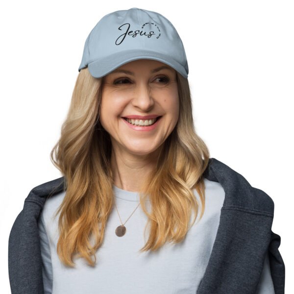 Dad hat “JESUS IS THE WAY” Light Colors - Image 5