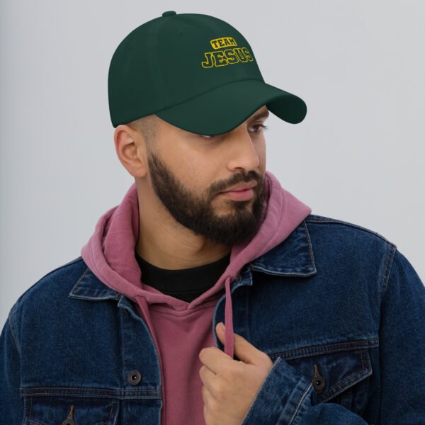 Dad hat “TEAM JESUS” Dark Colors - Image 4
