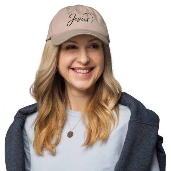 Dad hat “JESUS IS THE WAY” Light Colors - Image 3