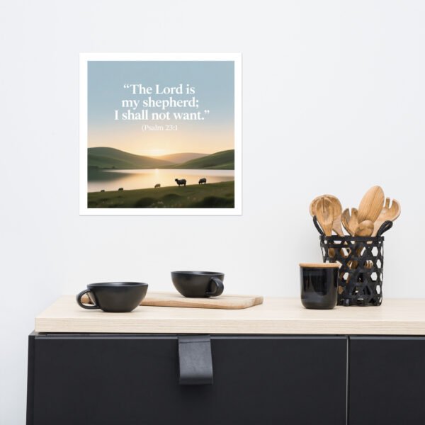 Poster PSALM 23 The Lord is my shepherd - Image 3